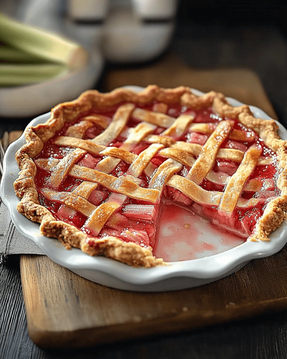 Strawberry Rhubarb Pie: A Delicious Summer Classic!
