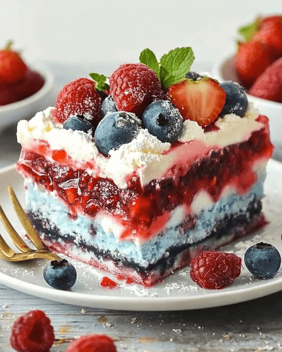 Summer Berry Jello Lasagna: A Refreshing Dessert Delight