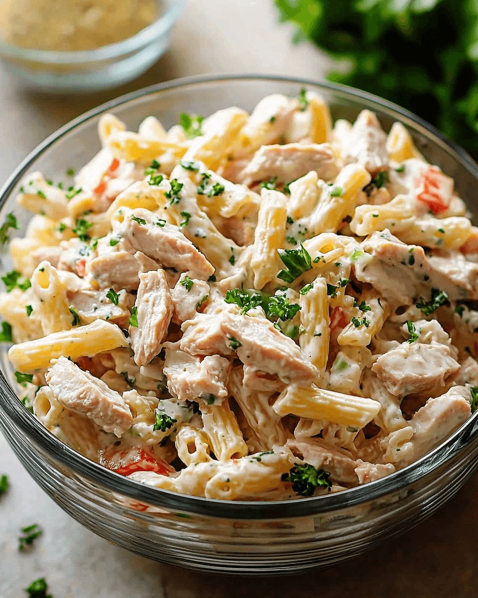 Tuna Macaroni Salad with a Creamy Twist is Delicious!