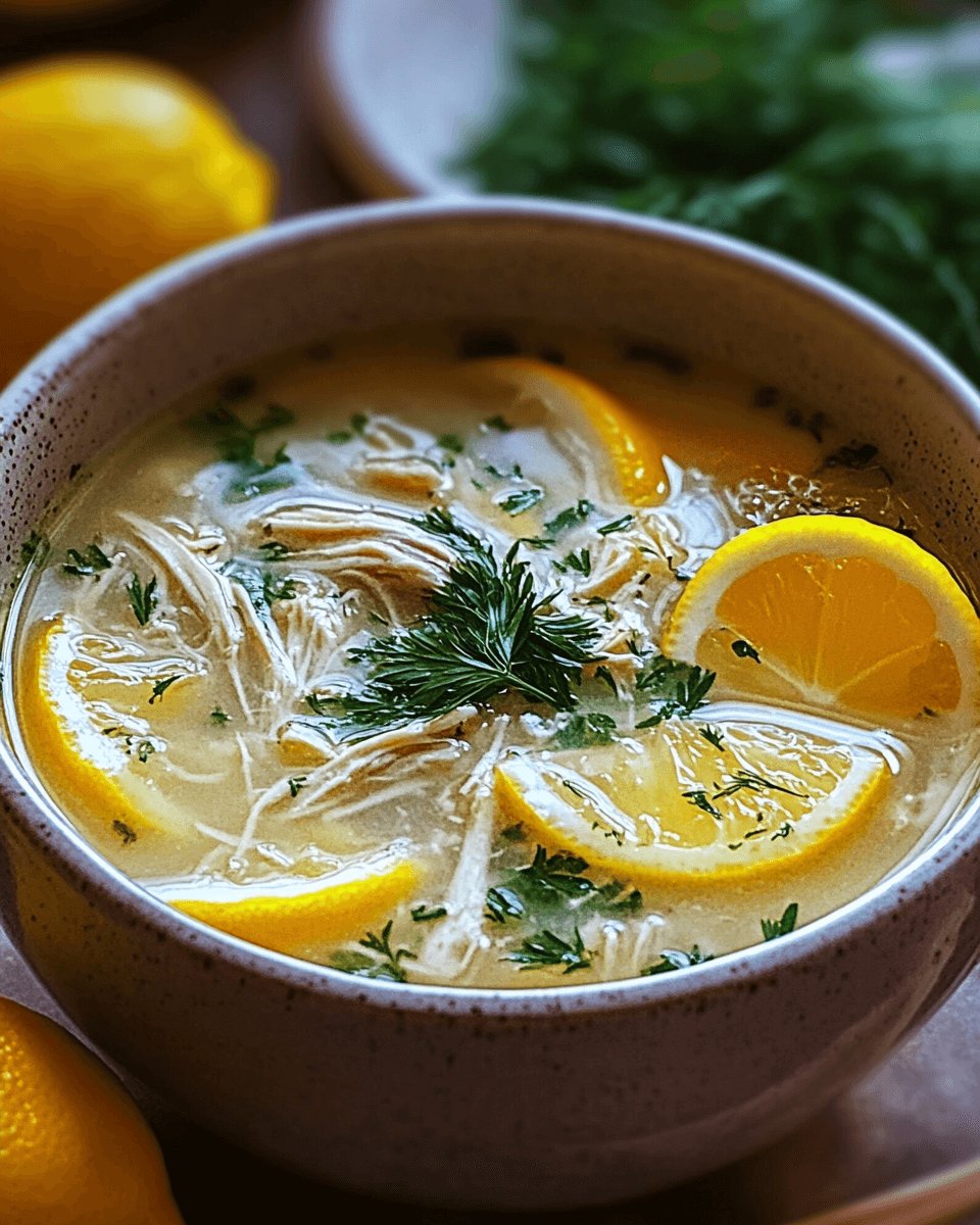 Easy Greek Lemon Chicken Soup: A Quick, Tasty Delight!