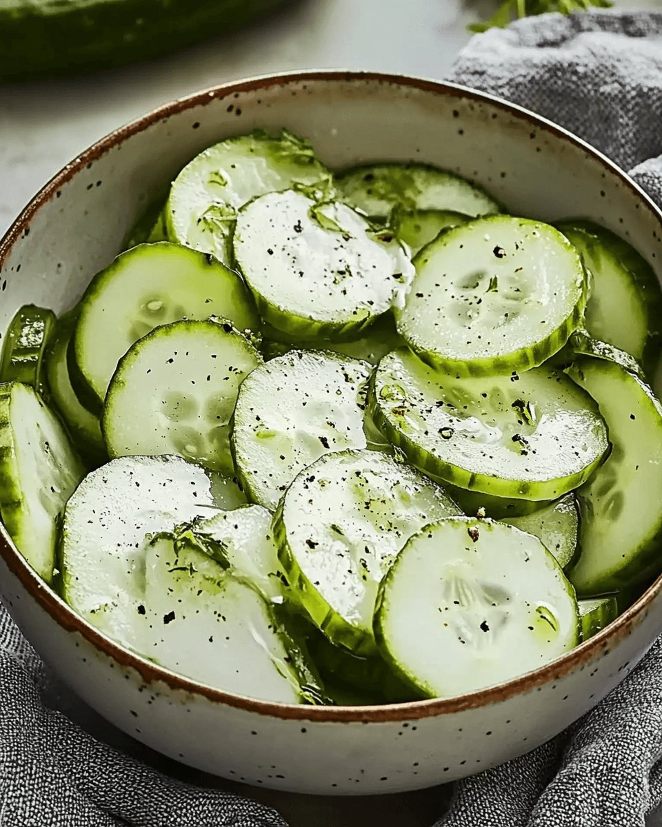 Easy Cucumber Vinegar Salad: Refreshingly Simple Recipe!