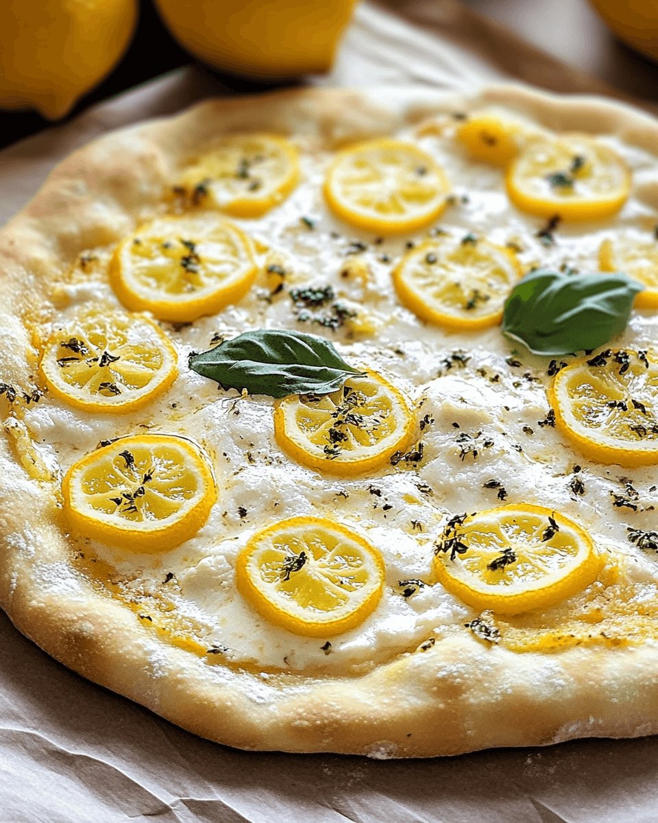 Lemon Pizza: Discover a Refreshing Flavor Twist Today!