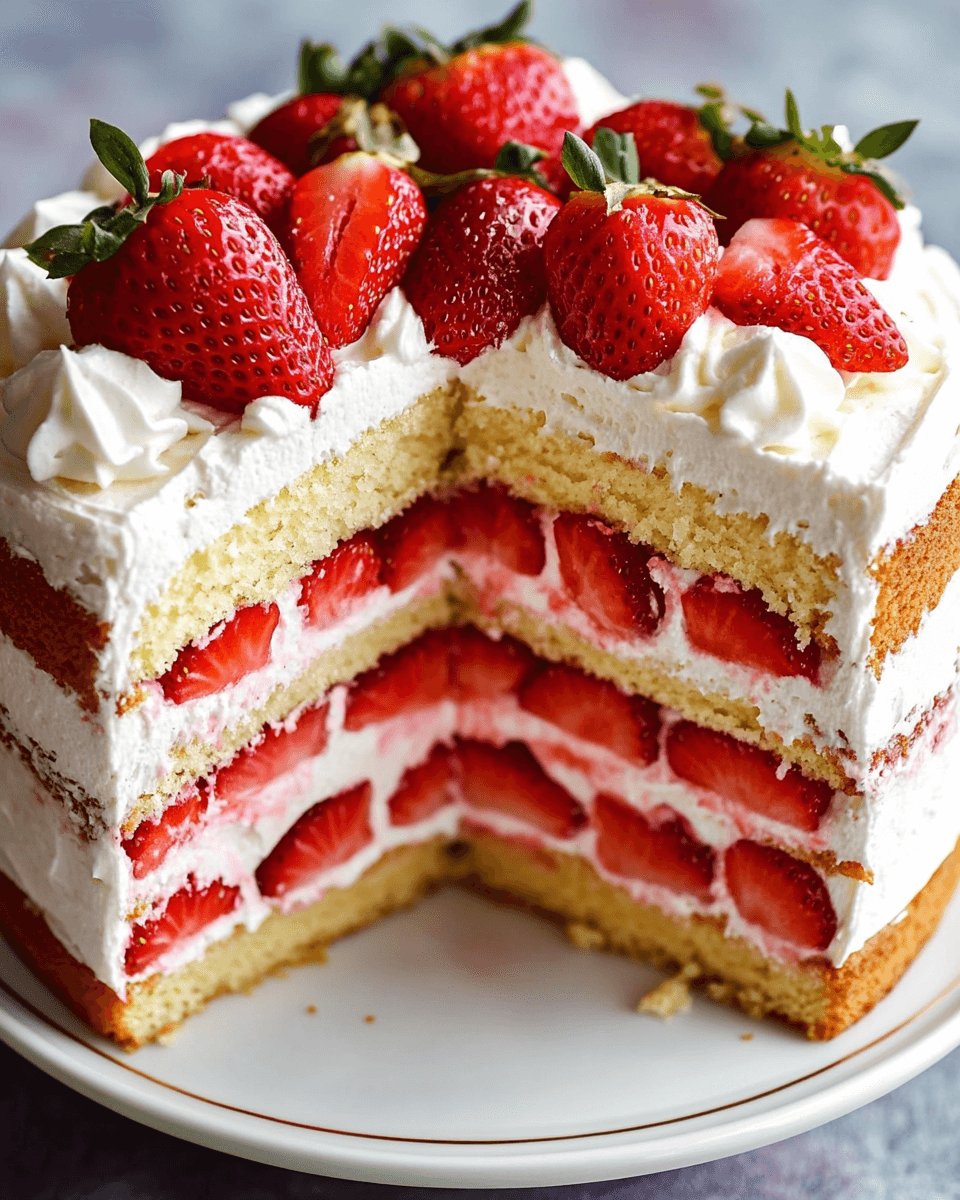 Strawberry Shortcake Layer Cake: A Sweet Delight Recipe