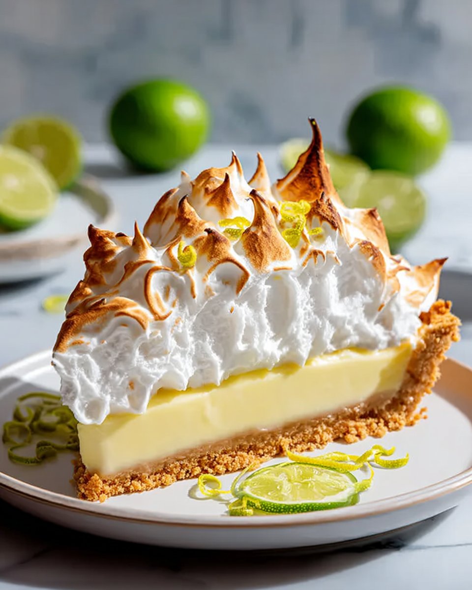 Key Lime Pie with Meringue Topping: A Delightful Treat!