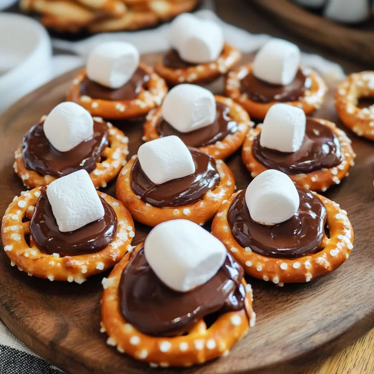 S’mores Pretzel Bites