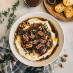 Goat Cheese Appetizer with Fig Jam & Pecans