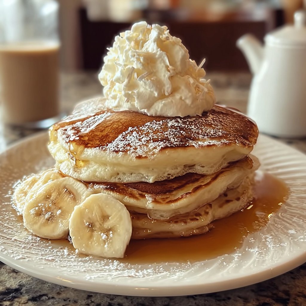 Sweet Coconut Cream Pancakes: Indulge in Tropical Bliss!