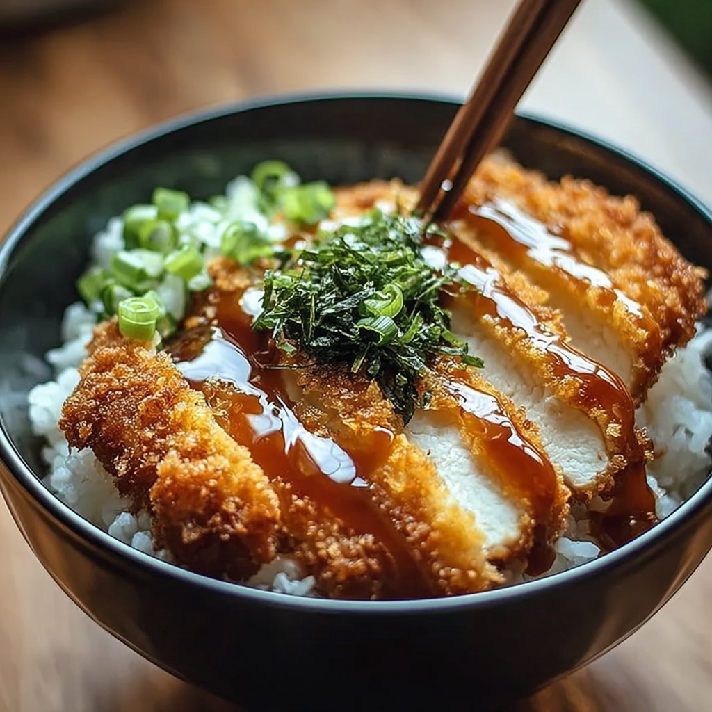 Japanese Katsu Bowls with Tonkatsu Sauce Delight You!
