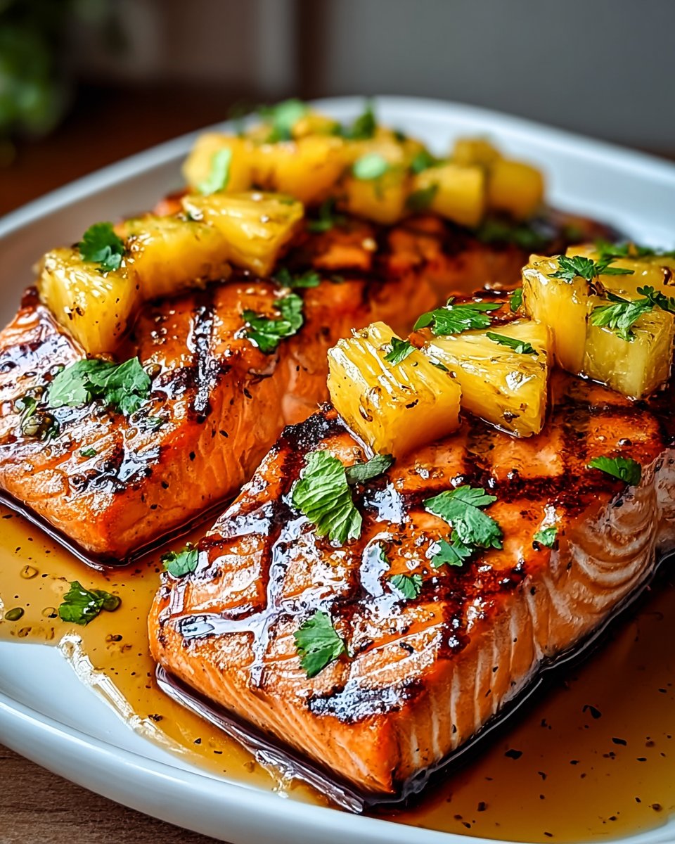 Honey Pineapple Salmon: A Sweet, Flavorful Delight!