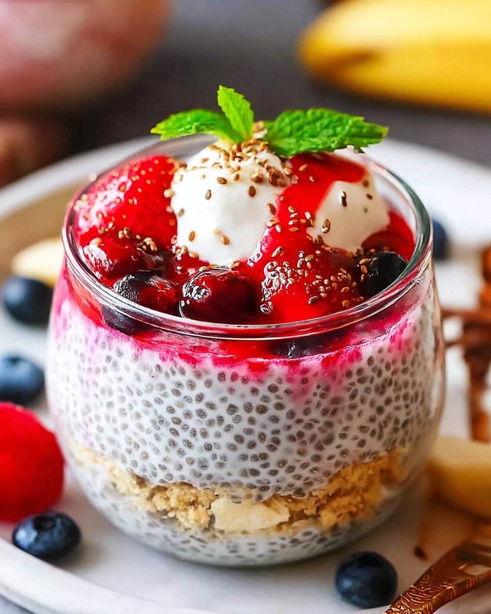 Cheesecake Chia Pudding: A Delightful Healthy Treat!