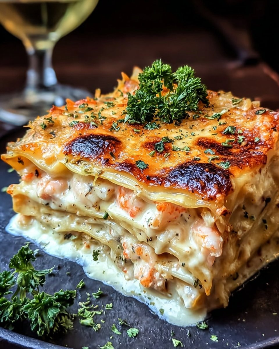 Shrimp Crab Lasagna: A Decadent Seafood Delight!