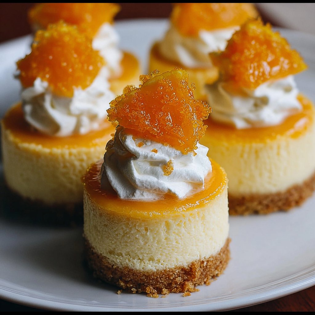 Orange Creamsicle Mini Cheesecakes Will Delight You!