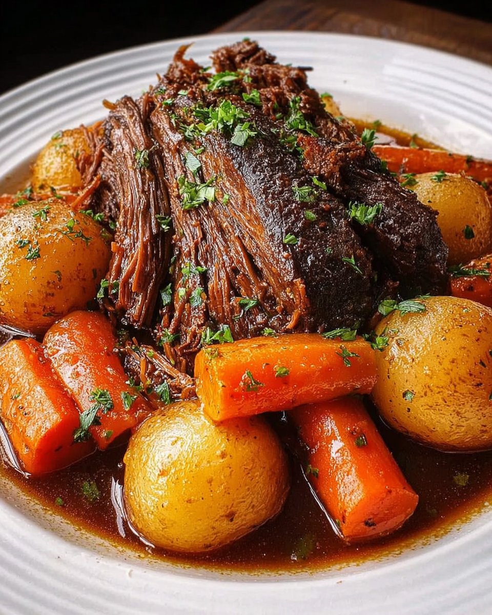 Savory Slow Cooker Pot Roast: A Tender Delight Awaits!