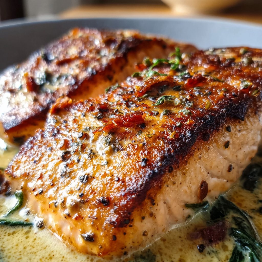 Delicious Creamy Tuscan Salmon will Delight Your Taste Buds!