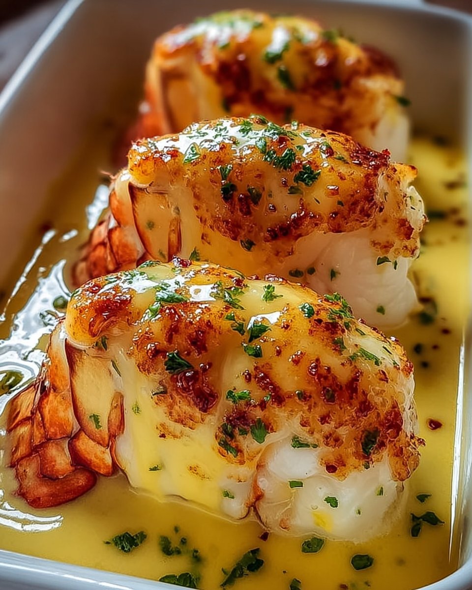 Creamy Garlic Butter Lobster Tails: A Seafood Delight!