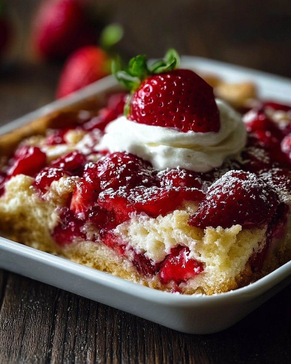 Strawberry Cheesecake Dump Cake: A Simple Delight!