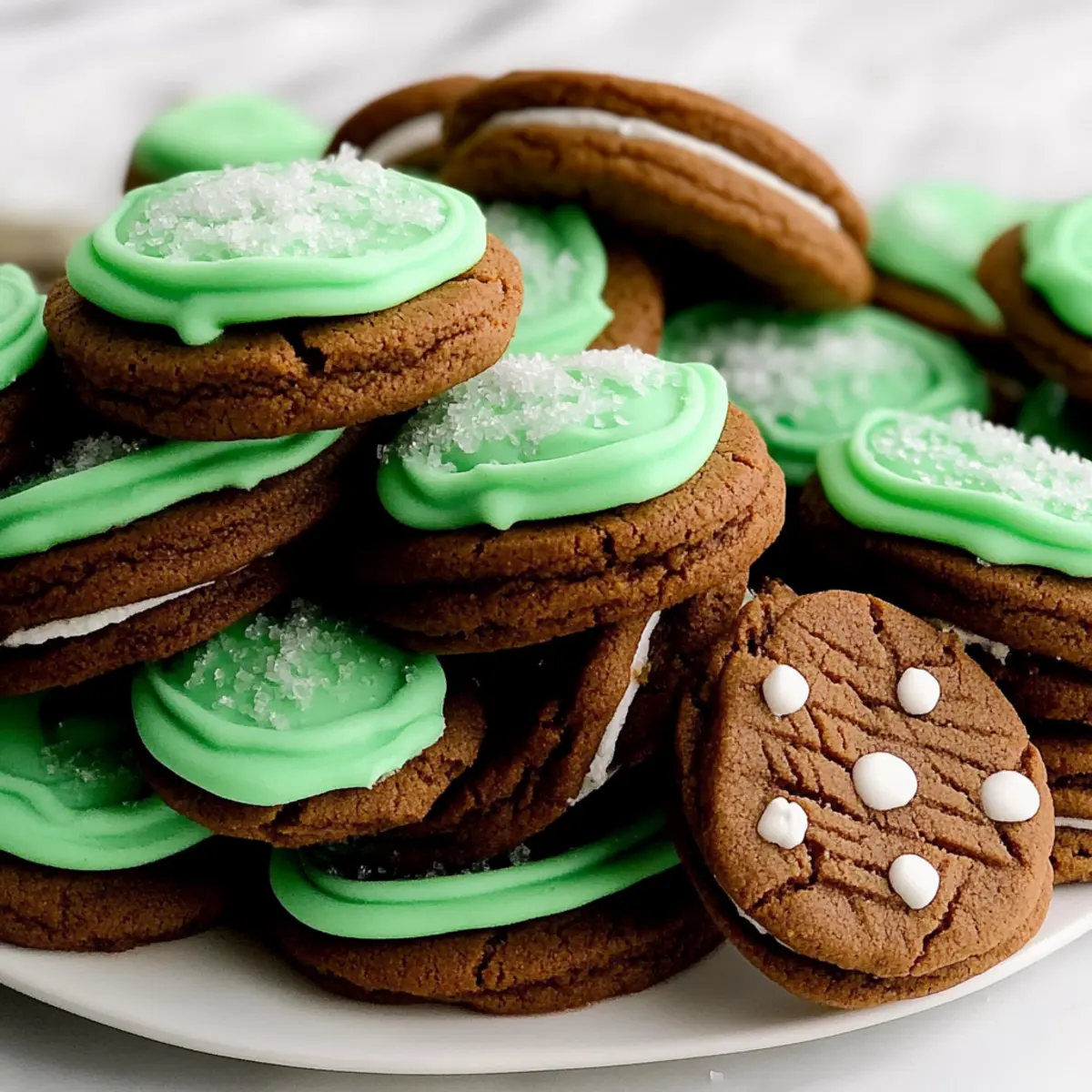 Irresistible Chocolate Mint Sandwich Cookies for the Holidays