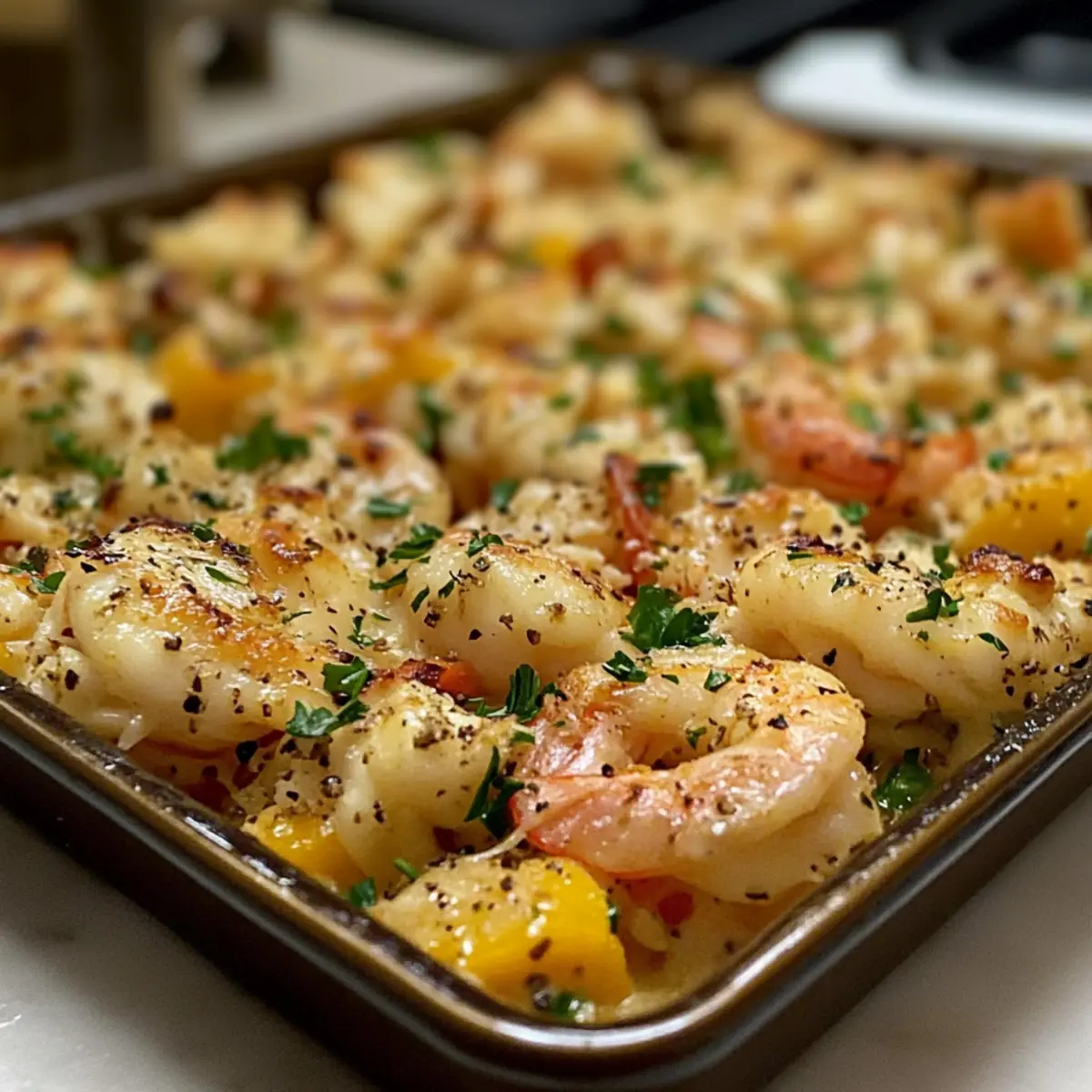 Garlic Parmesan Roasted Shrimp