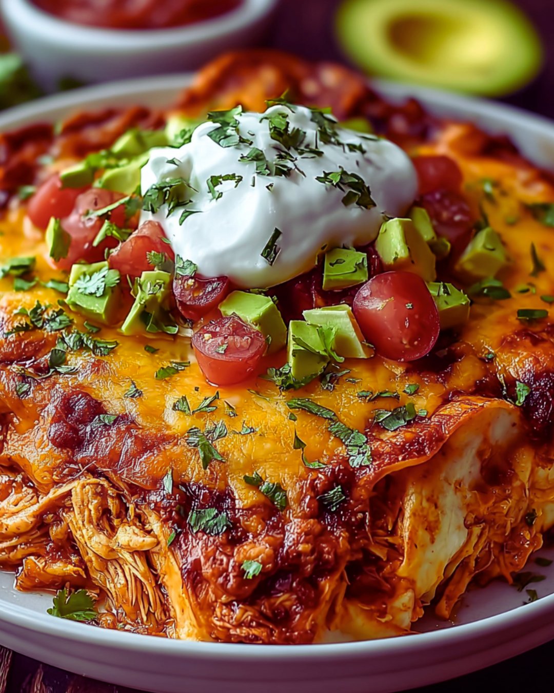 Shredded Chicken Enchilada Casserole: A Must-Try Delight!