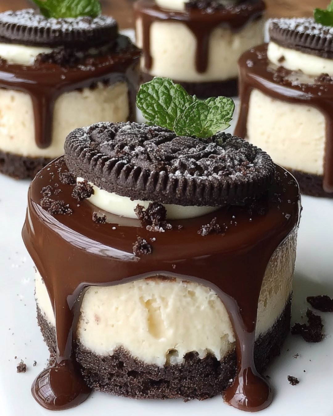 Mini Oreo Mousse Cakes: Indulge in a Sweet Delight!