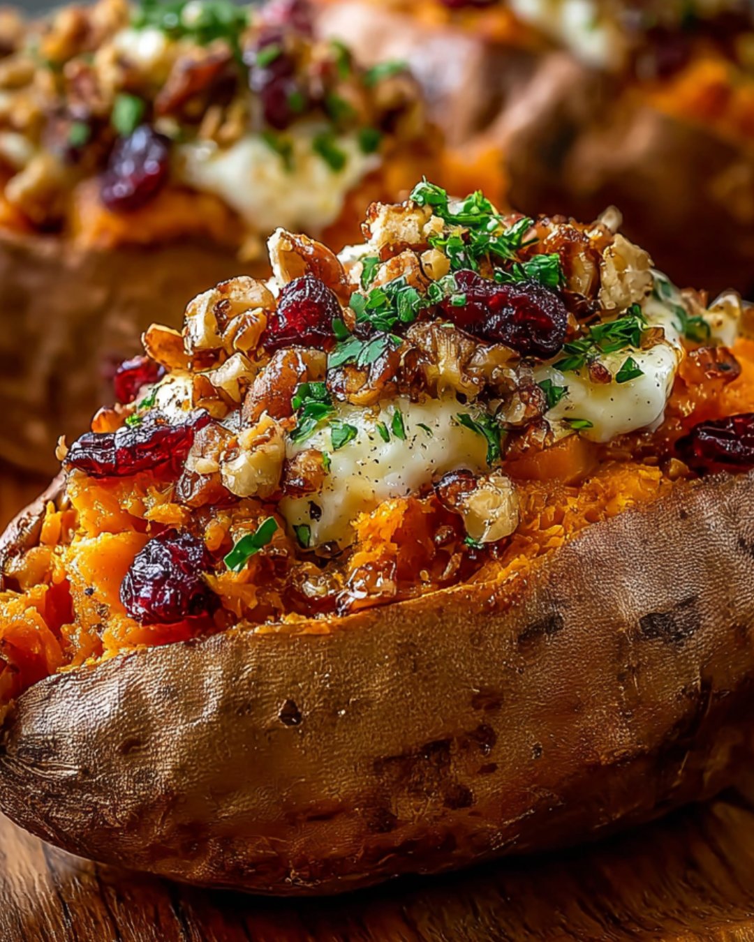 Apple Spiced Stuffed Sweet Potatoes: A Cozy Delight!