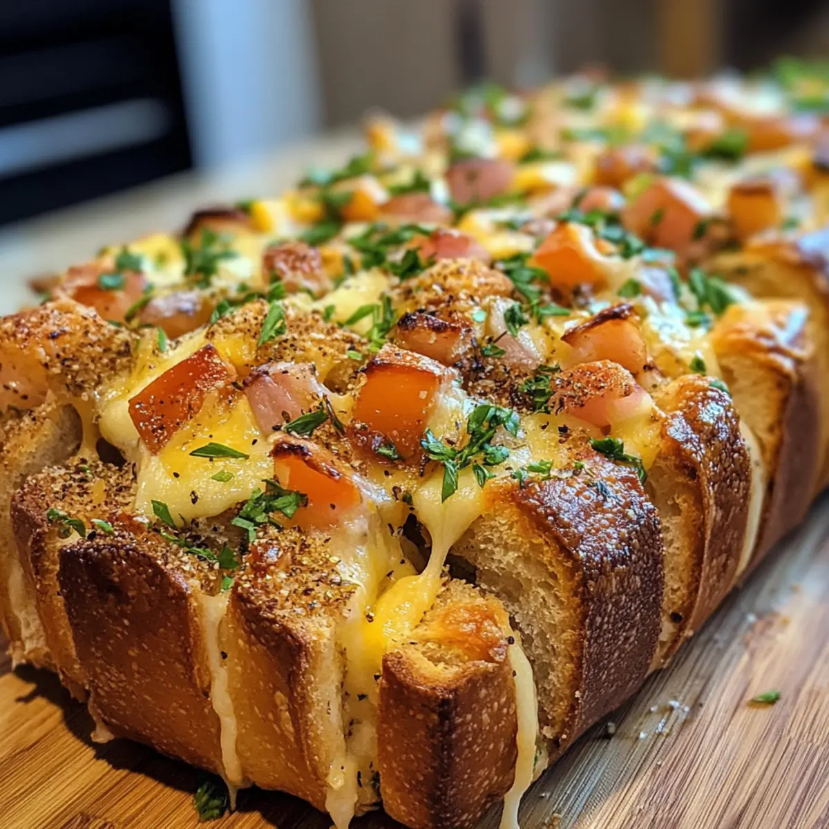 Mouthwatering Mix & Match Savory Pull-Apart Bread for Sharing