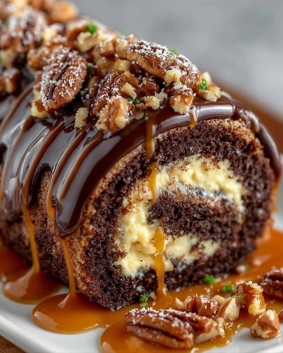 Chocolate Caramel Turtle Cake Roll: A Decadent Delight!