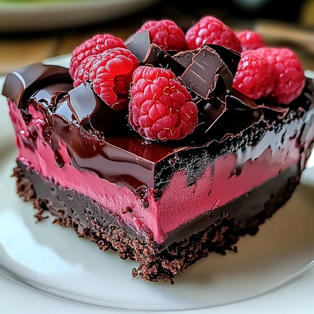 Dark Chocolate Raspberry Cheesecake: Indulge Today!
