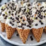 Chocolate Chip Cannoli Cones