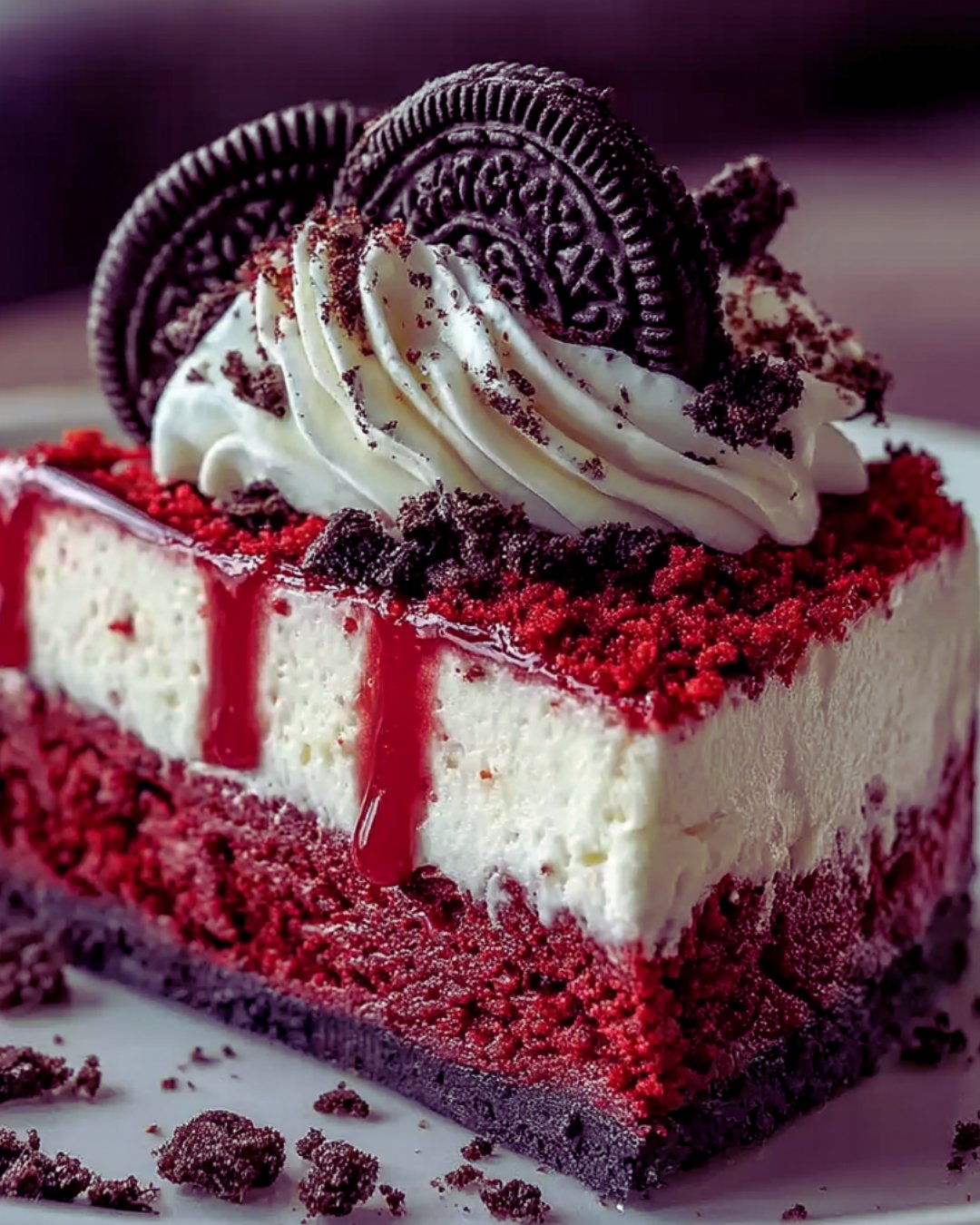 Red Velvet Oreo Cheesecake: Indulge in this Dreamy Delight!