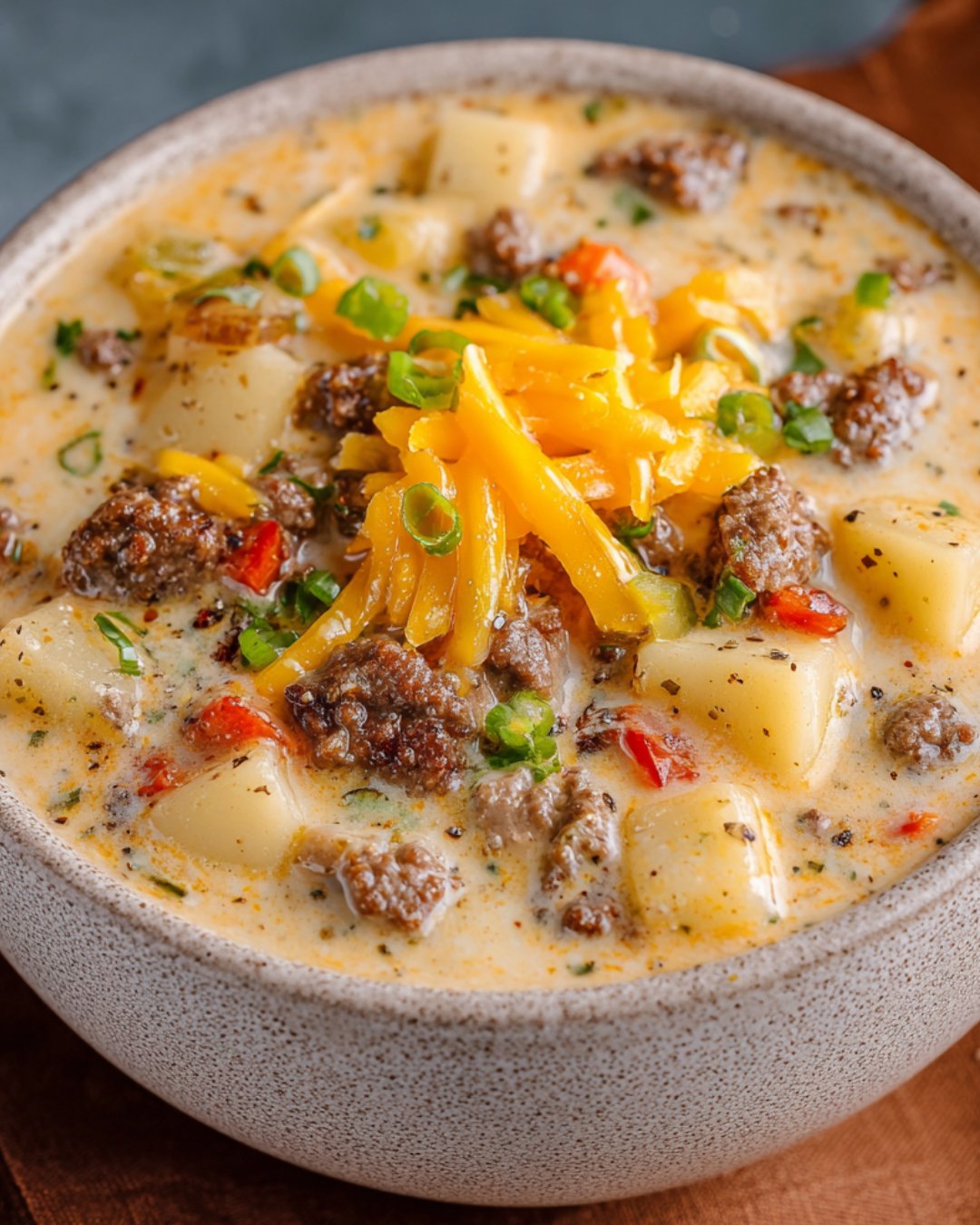 Cheeseburger Soup: A Comforting and Creamy Delight!