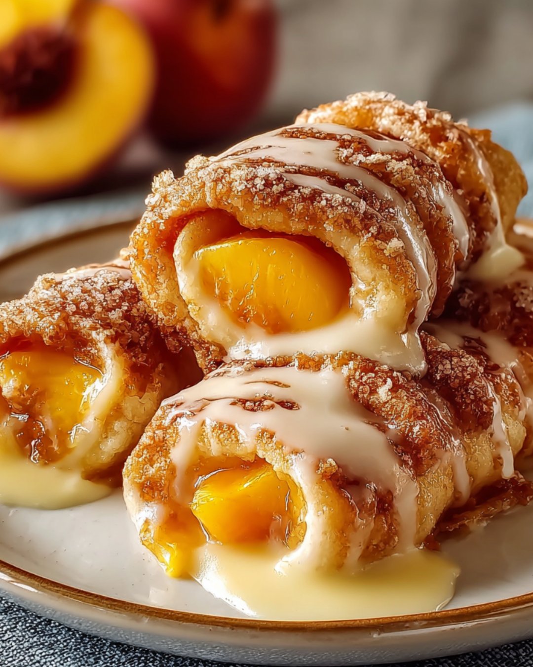 Peach Cheesecake Cobbler Rolls: A Sweet Delight Awaits!