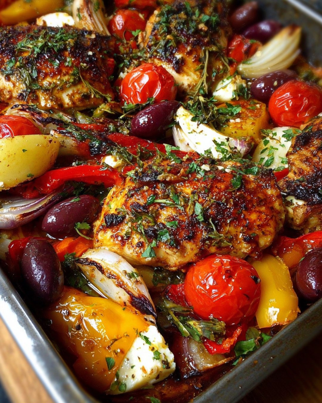 Greek Chicken Traybake: Easy Recipe for a Flavorful Meal!