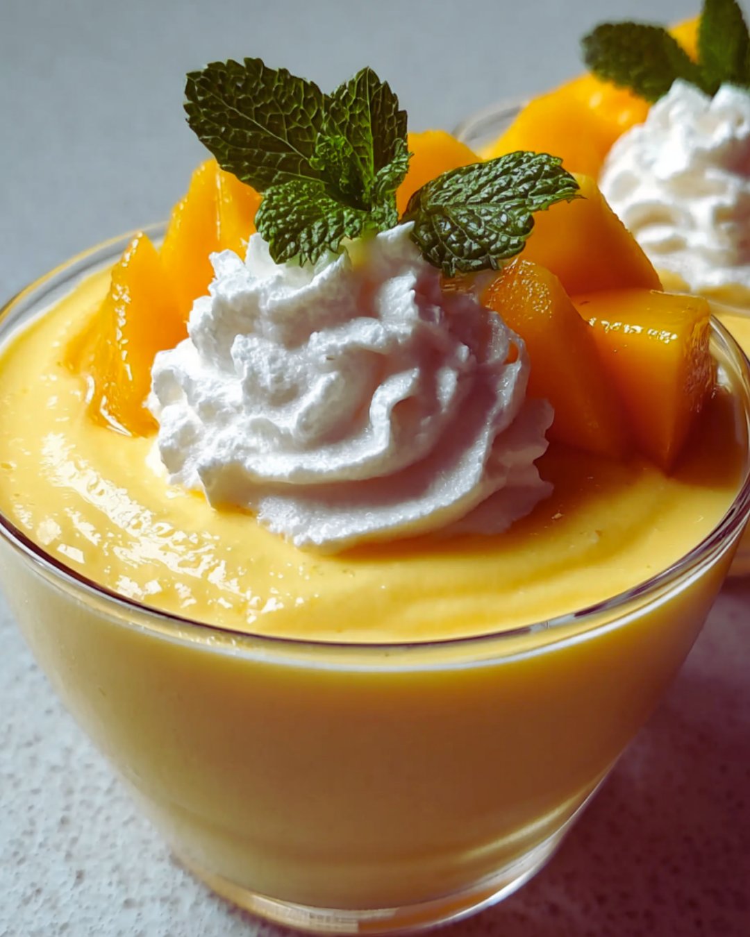 Creamy Mango Mousse: Indulge in Tropical Delight!