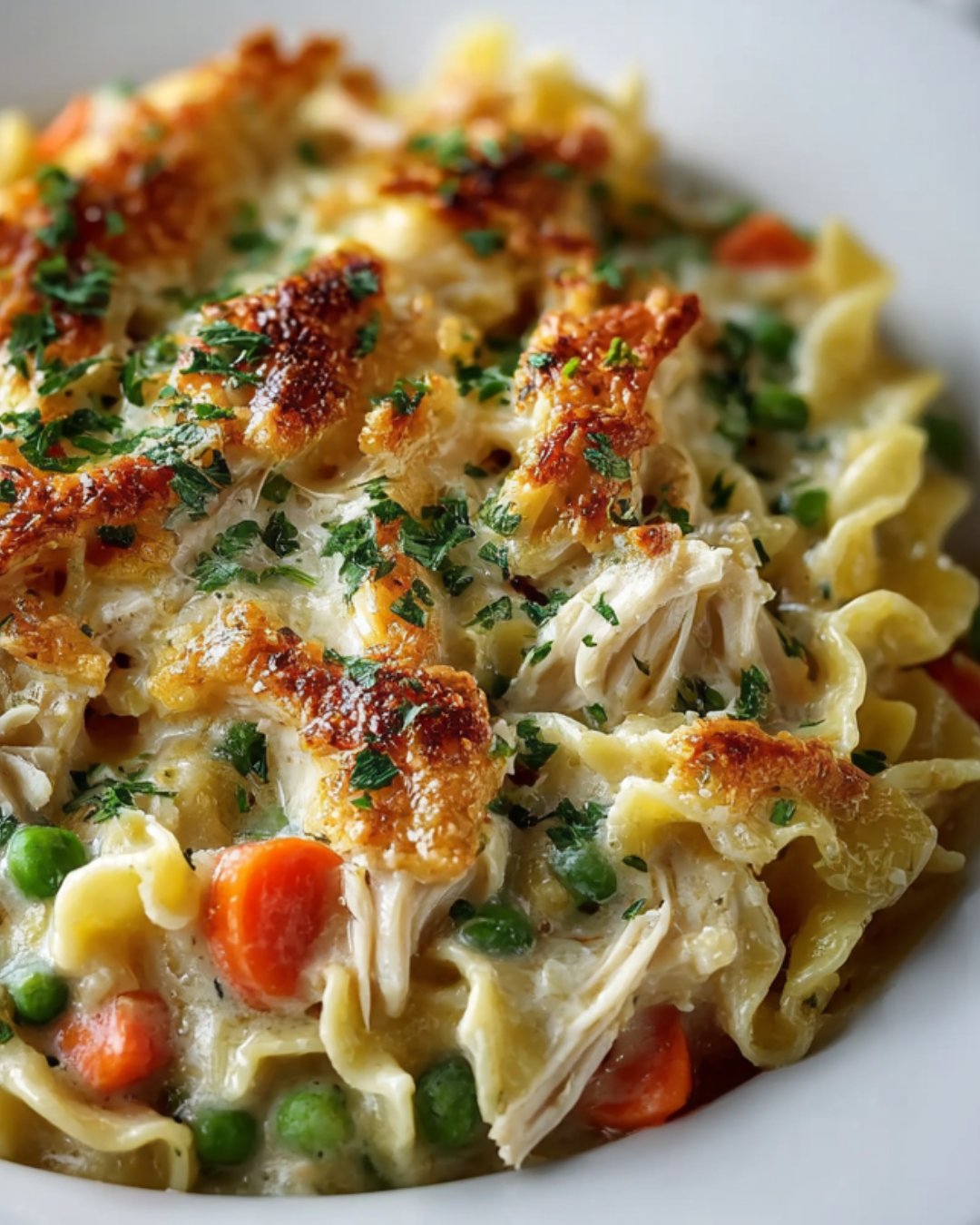 Chicken Pot Pie Noodle Skillet: A Comforting Delight!