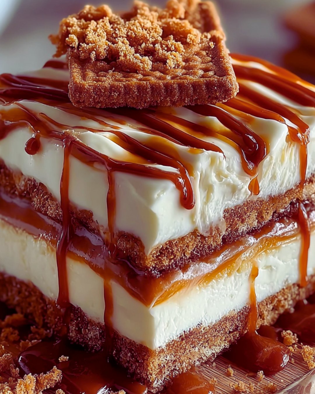 No-Bake Biscoff Layered Delight is Unforgettable!