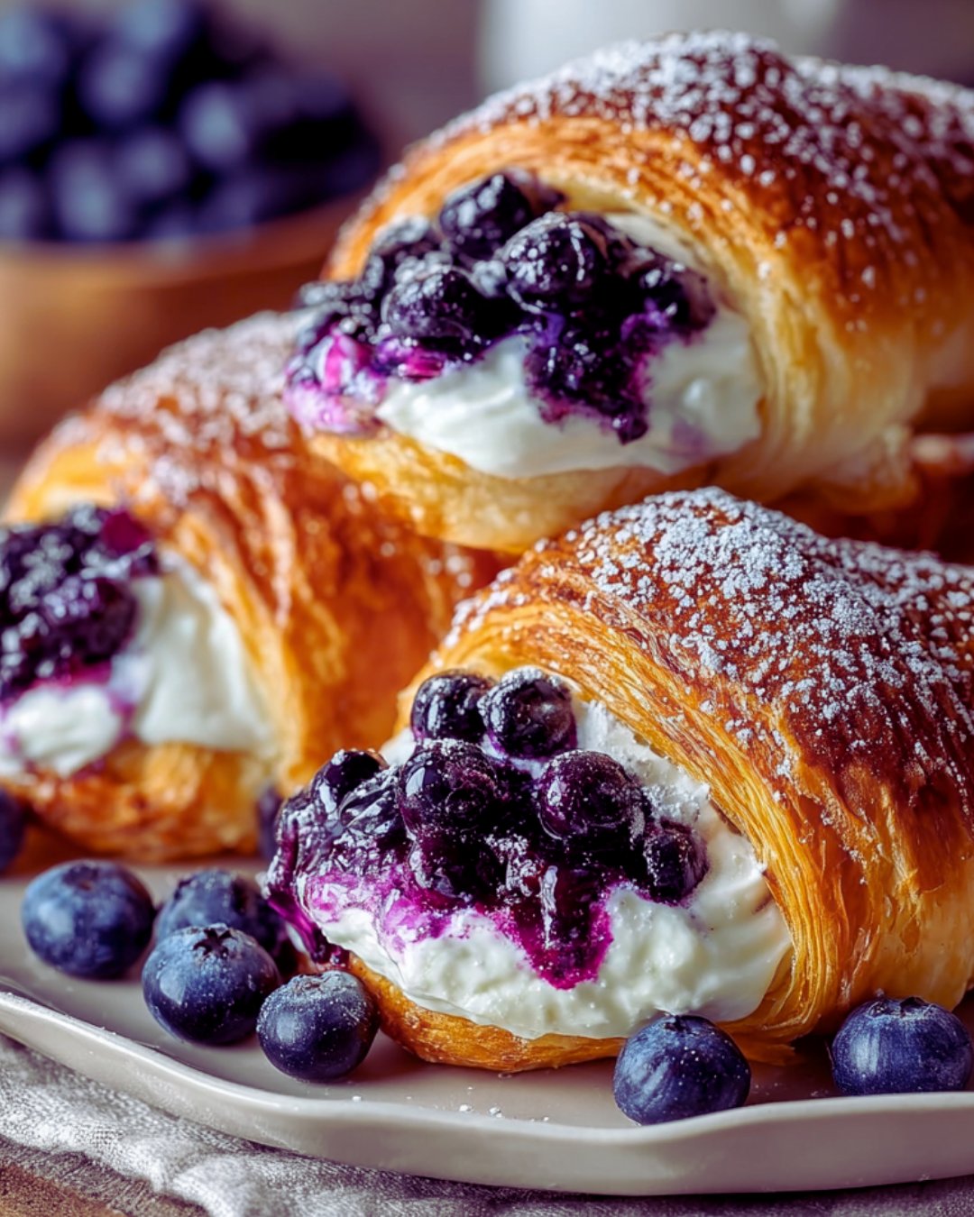 Easy Blueberry Cream Cheese Crescent Rolls Delight You!