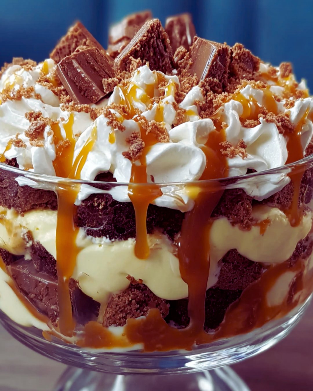 Caramel Cheesecake Brownie Trifle Delight Awaits You!