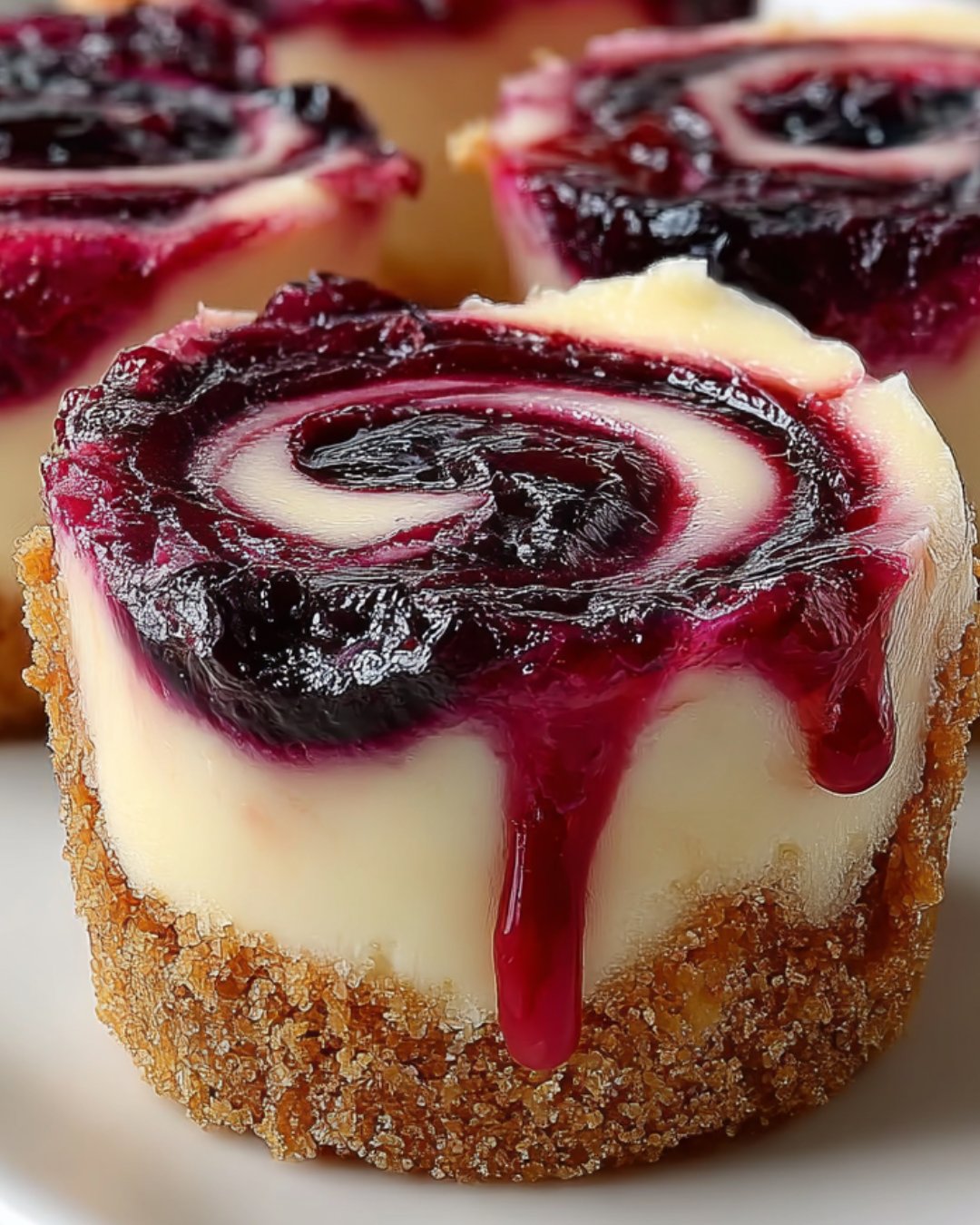 Berry Swirl Cheesecake Bites: A Creamy Delight Awaits!