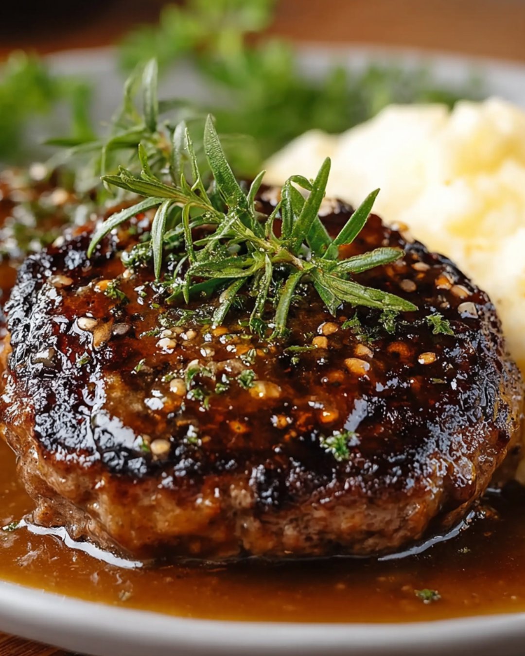 Juicy Hamburger Steak with Savory Gravy: Irresistible Recipe!