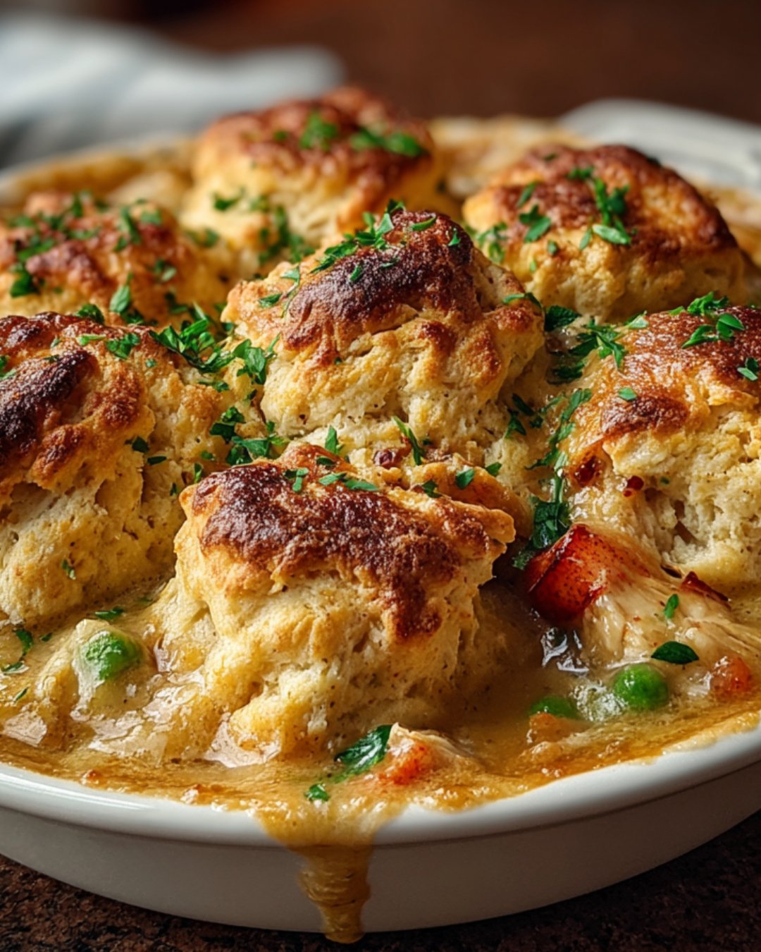Chicken Cobbler with Red Lobster: A Comforting Delight!