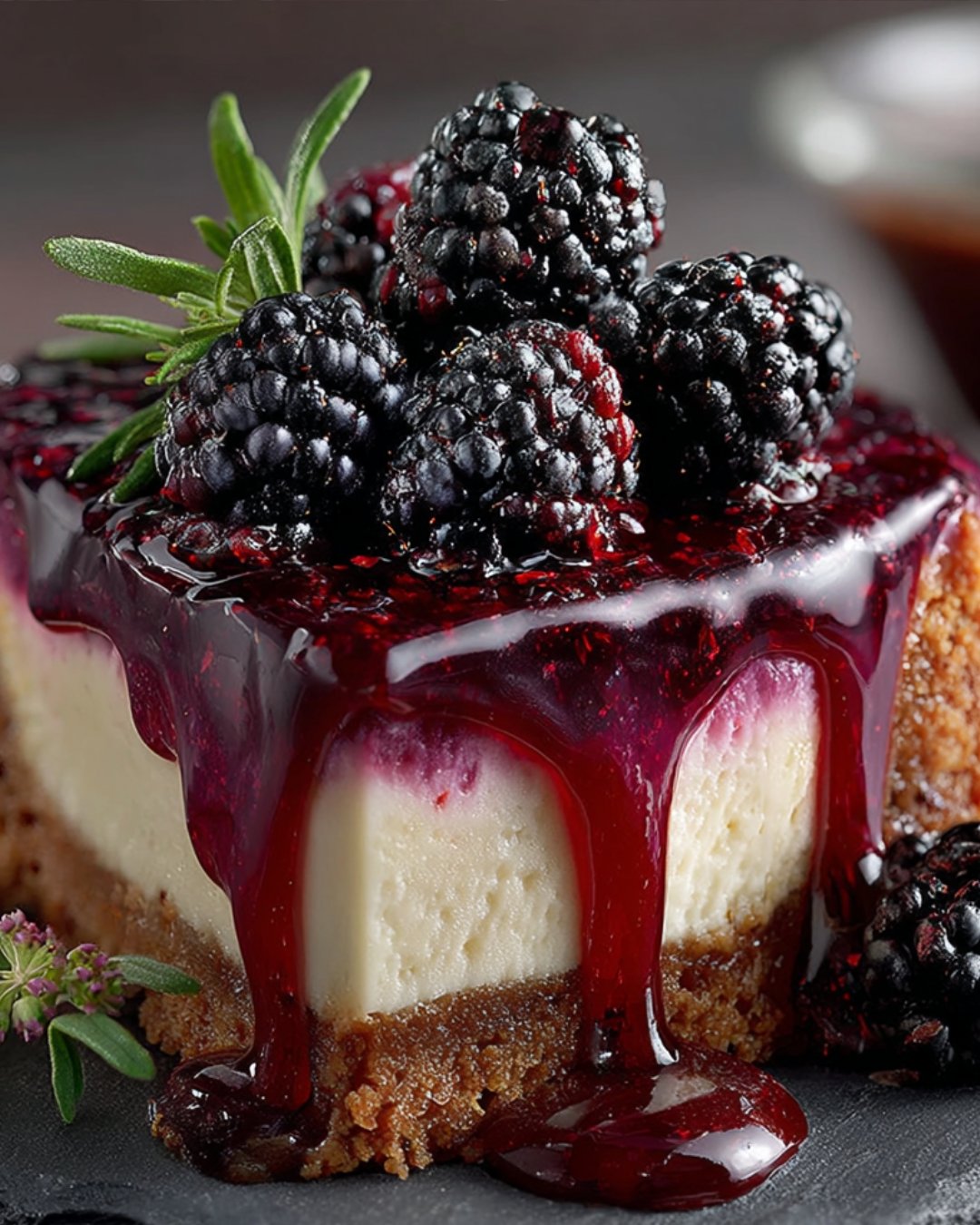 Blackberry Bliss Cheesecake: Indulge in a Dreamy Delight!