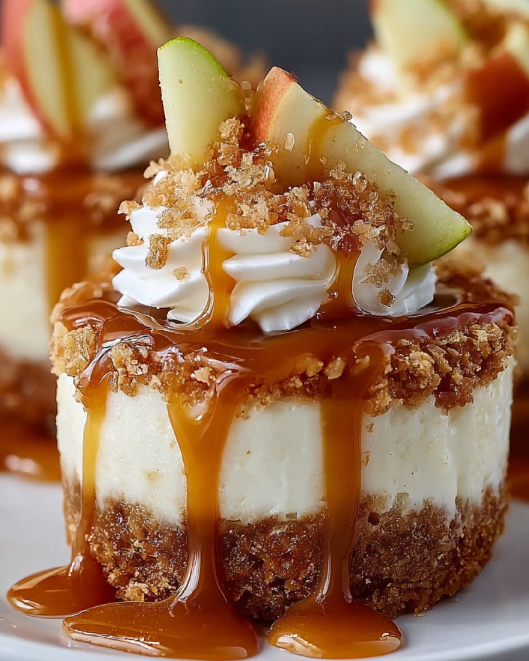 Caramel Apple Cheesecake Cups You’ll Crave Daily!