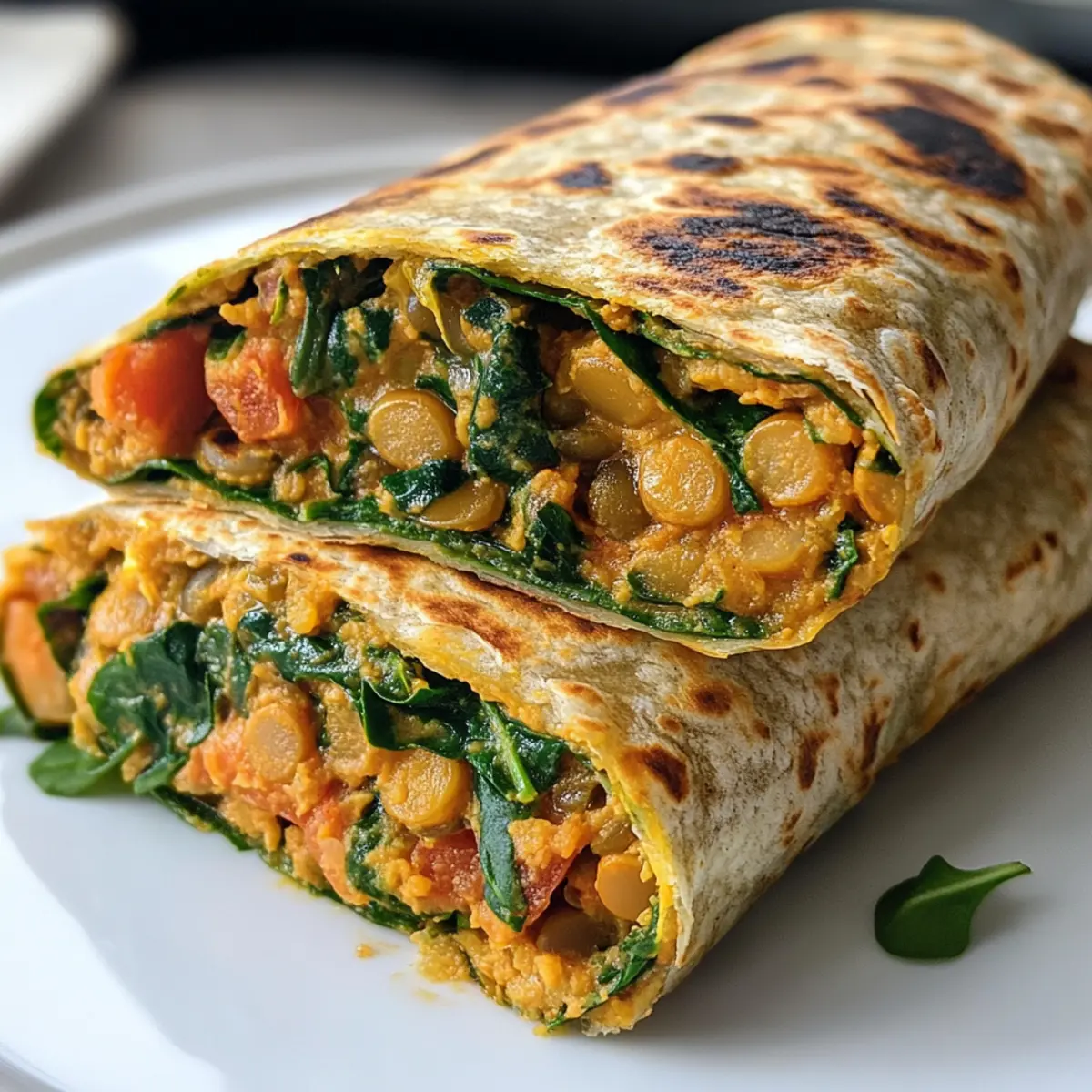 Delicious Protein-Packed Red Lentil & Spinach Wraps You’ll Love