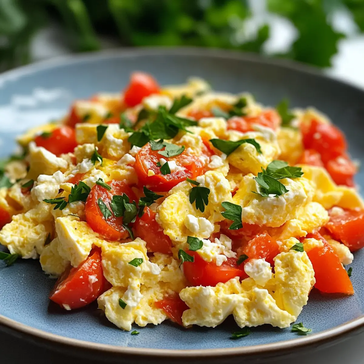 Deliciously Flavorful & Healthy Mediterranean Scrambled Eggs