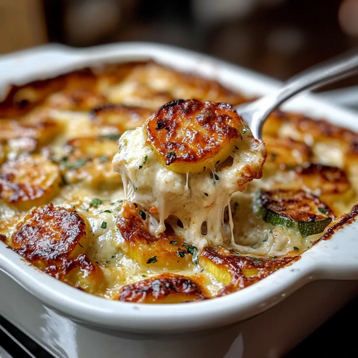 Low Carb Creamy Garlic Shrimp Bake