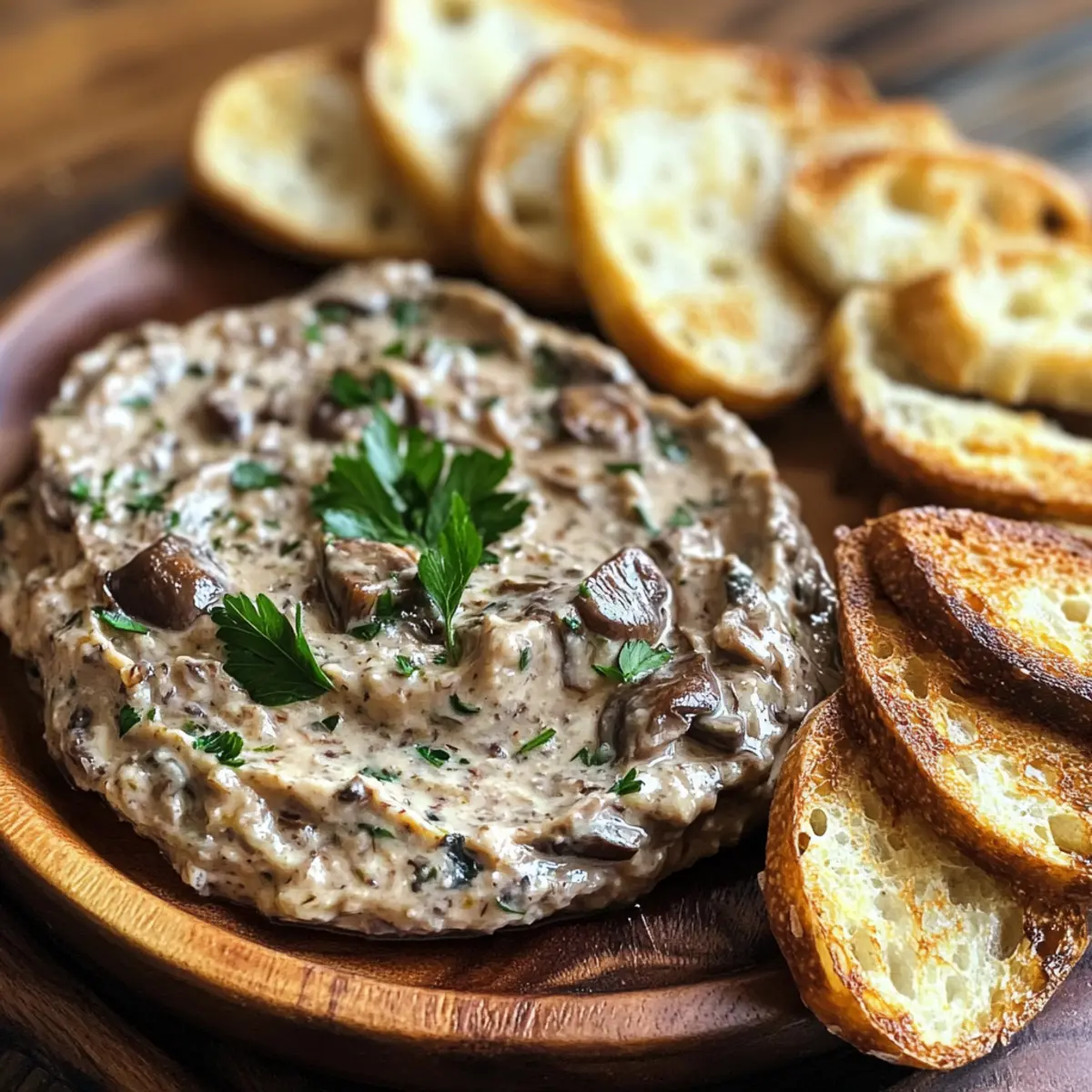 Irresistibly Creamy Mushroom Pâté for Your Next Gathering