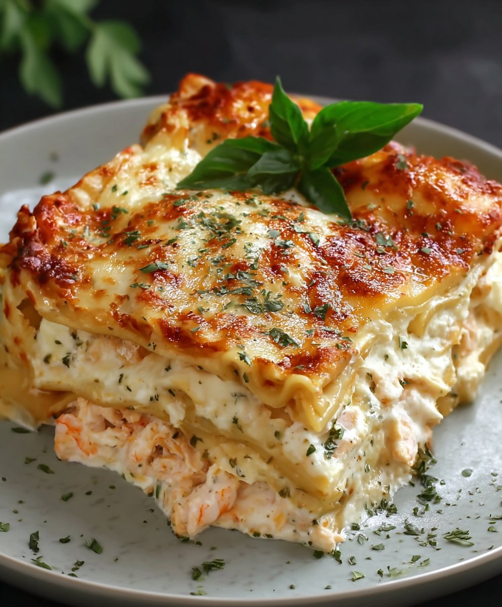 Seafood Lasagna with Shrimp & Crab is a must-try!