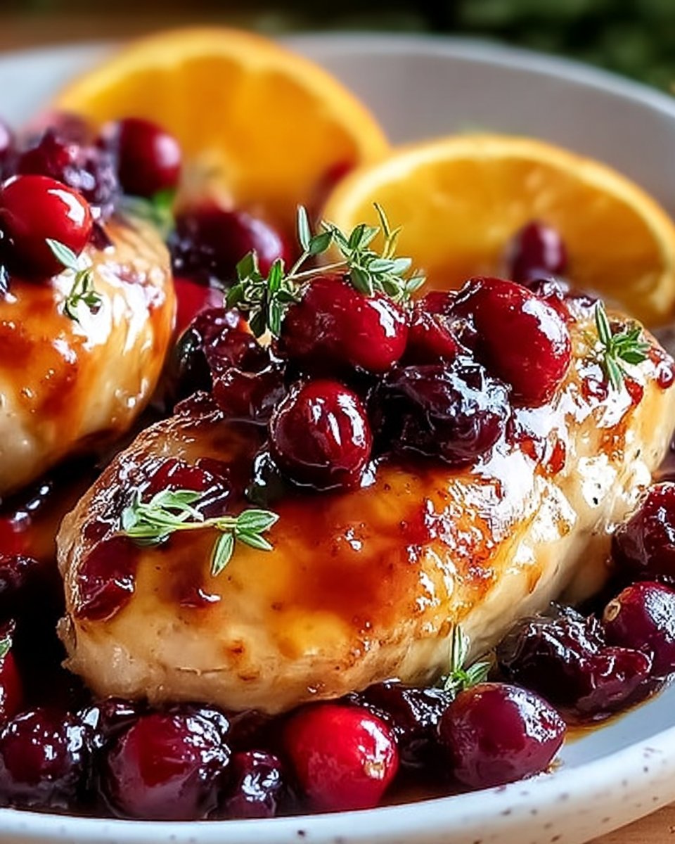 Cranberry Orange Chicken: A Sweet Savory Delight!