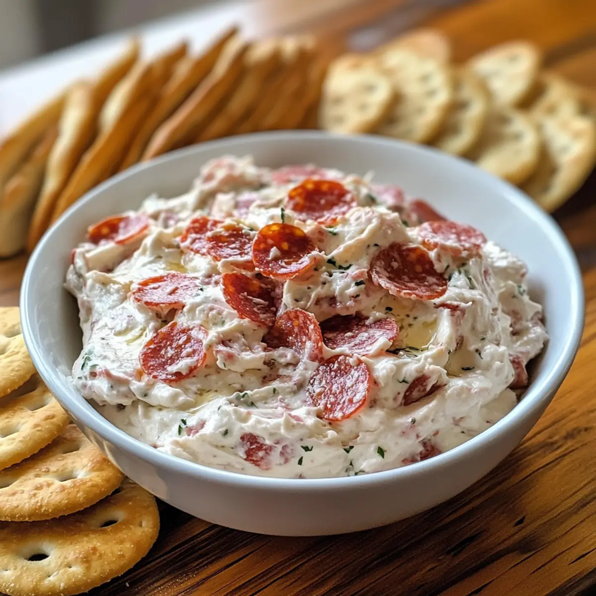 Creamy Pepperoni Cream Cheese Spread for Quick Gatherings